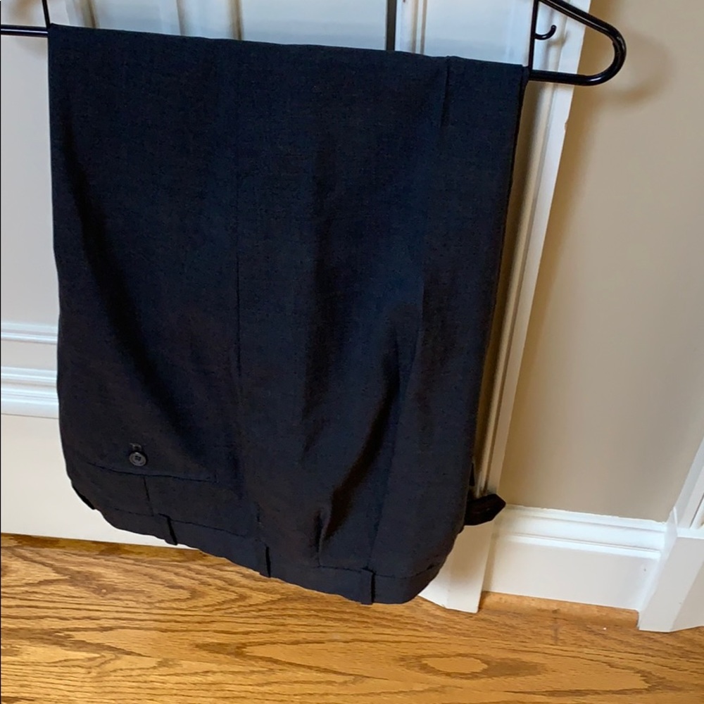 Slacks black cuffed